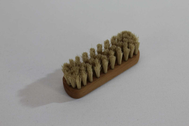 Preview: Handbürste 12 cm, geölt / Kalkutta hell